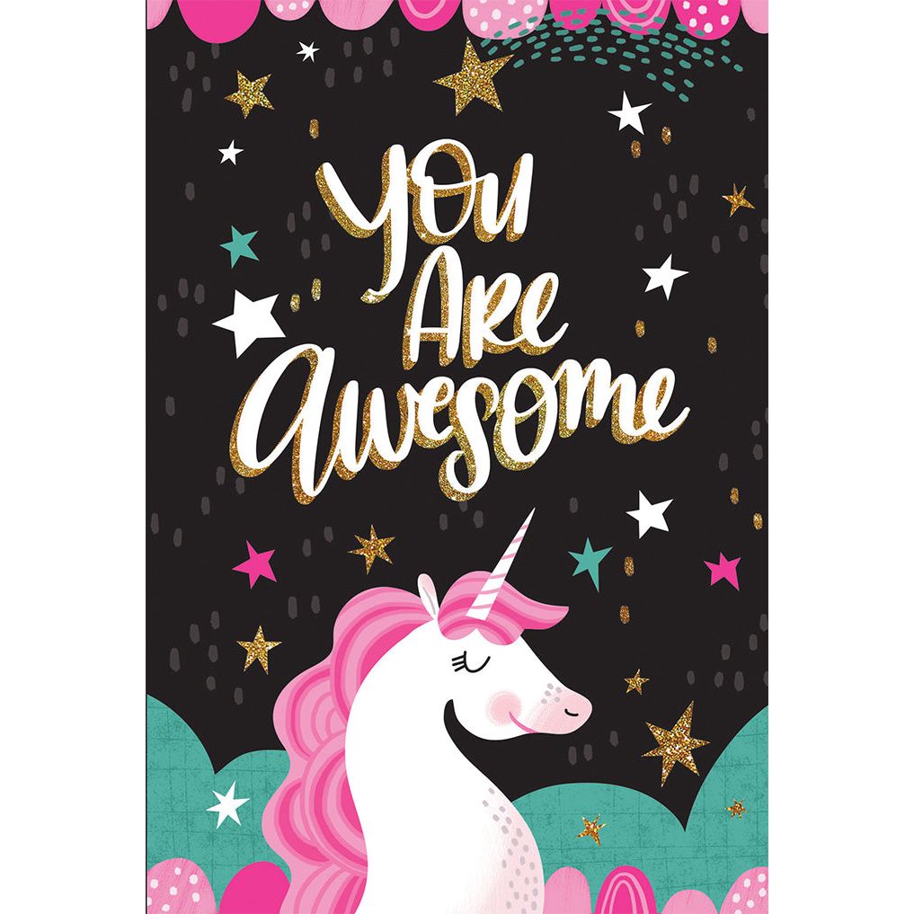 Awesome Unicorn Birthday Card
